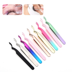 Lash <span class=keywords><strong>Applicator</strong></span> Công Cụ Tự Làm Giả Lông Mi <span class=keywords><strong>Applicator</strong></span> Công Cụ Thép Không Gỉ Cong Nhíp Lông Mi Cho Cụm Lash Dải Lông Mi - Product Image 2