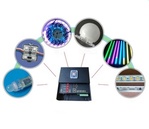 Controller RGB programmabile a colori Led DMX TTL Controller di illuminazione a Led con scheda SD per progetto di illuminazione