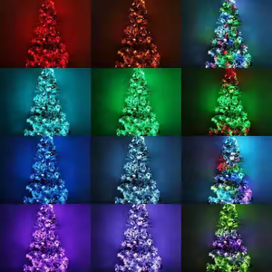 クリスマスライトリモコンクリスマスツリー飾り文字列ライトRGB音楽リズム機能防水ライト - Product Image 4