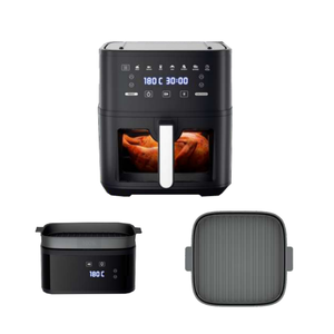 Big Capacity 8L <strong>Digital</strong> Control Smart Home Use Adjustable <strong>Temperature</strong> with Observation Window Air Fryer - Product Image 4