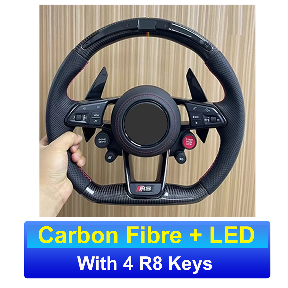 Fibra di carbonio LED 4 chiavi