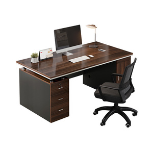 热销产品简单的现代桌面办公桌套装，供员工和老板在家使用 - Product Image 5