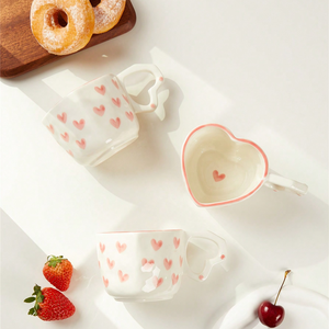 Ceramic Coffee Mug Creative <strong>Love</strong> Pattern Tea <strong>Cup</strong> for Office and Home Dishwasher and Microwave Safe Drinkware Gifts - Product Image 5