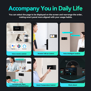 LEELEN Iot Android Wifi Remote Control Alexa Touch Screen Control Panel Smart Home System Central Control Switch Panel - Product Image 4
