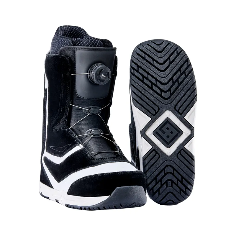 Sepatu bot SKi anti selip, sepatu bot SKi kualitas bagus, daya tahan kuat, sepatu bot SNowboard anti selip, sepatu pria nyaman stabil untuk musim dingin