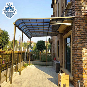 Outdoor Aluminium rahmen Polycarbonat Awing Baldachin Haustür Baldachin Fenster Markise