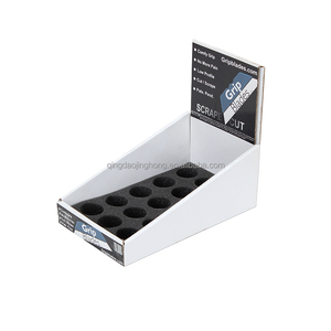 Caja de exhibición de papel corrugado para mostrador personalizado, productos de estante de cartón, embalaje al por menor con revestimiento UV, forma de imán, uso de envío - Product Image 1