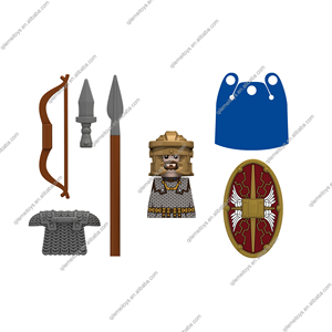 The Middle and Ancient Roman Series Roman Centurion Heavy Infantry Crossbowman Auxiliary <strong>Legions</strong> Mini Building Block Figure <strong>Toy</strong>
