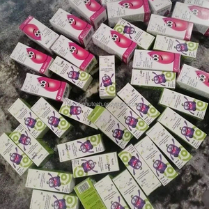 Leere Runde Medizinflasche für Hustensaft aus PET-Kunststoff, 100 ml, Bernsteinfarben, mit Kindersicherem Verschluss - Product Image 3