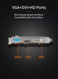低プロファイルGPU Nv Idia Geforce GT610 2GB GDDR3 VGAグラフィックスカードGT610 35W 64ビットPCグラフィックスカード高速配信 - Product Image 4