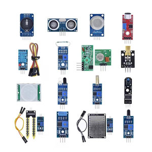16 unids/lote Kit de módulos de Sensor para Raspberry Pi con Arduino UNO R3 Kit de Inicio de tablero de pan para la escuela