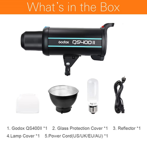 Godox QSII系列400Ws闪光灯造型灯5600K色温摄影照明 - Product Image 5
