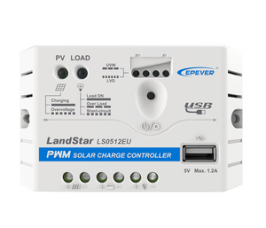 Controlador de carga solar EPEVER LS1012E de alta eficiencia 12V 10A PWM certificado CE Rohs de alta calidad para sistemas de energía solar MPPT - Product Image 1