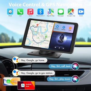 Stokta fabrika taşınabilir kablosuz Carplay ekran Apple Carplay için 7 inç multimedya oynatıcı Android oto araç Dvd oynatıcı oyuncu - Product Image 3