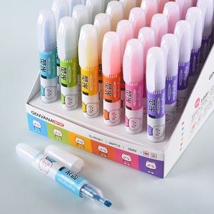 学校使用6色标记凿尖GENVANA G-05361 5毫米香味荧光笔 - Product Image 3