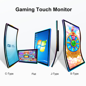 43 "מסך מגע מעוקל מסך משחק מכונת וידאו ארון מסך מגע מסך מסך מסך מגע הוביל צג משחק עבור מכונת משחק אש - Product Image 3