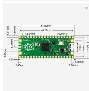 Son yüksek performanslı düşük güç çift çekirdekli ARM korteks M0 ahududu Pi Pico RP2040 mikrodenetleyici çip