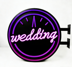 ウェディングサイン ノスタルジアと現代性の融合 ウェディングネオンボックス LEDライトボックス 店舗用 LEDレターサイン 3Dロゴ ウェディングサイン - Product Image 3