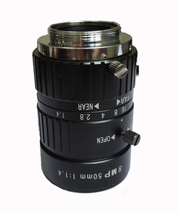 8 Megapixel 50mm CCTV <strong>C</strong> <strong>Mount</strong> Lens Machine Vision Lens for <strong>C</strong> <strong>Mount</strong> Camera Fixed Iris - Product Image 5