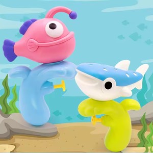 Mini karikatür balık su Blaster tabancası oyuncaklar yaz havuzu parti fışkırtma tabancaları oyuncaklar yüksek basınçlı su tabancası oyuncaklar çocuklar için hediye - Product Image 5