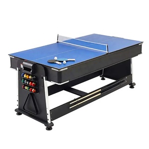 Cheap <strong>Multi</strong>-<strong>Game</strong> 4 in 1 <strong>Table</strong> <strong>With</strong> Air Hockey <strong>Table</strong> Tennis Dining <strong>Tables</strong> - Product Image 3