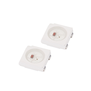 Renkli led en iyi fiyat 5M Siyah/Beyaz PCB WS2812B WS2812 için kullanılan LED Şerit 5050 SMD RGB LED PIN 4 veya PIN 6 iç ile IC - Product Image 1