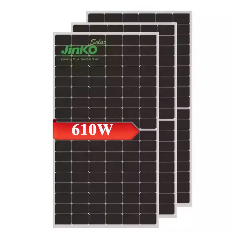 Tiger Neo N-Typ Jinko Solarpanels 610 W 615 W 620 W 625 W 630 W Tiger 78HL4 610 W Mono-Seitenpanels halbschnittliche Watt Solarenergie