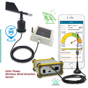Energia solare Wireless sensore di direzione del vento wireless monitoraggio meteo direzione del vento strumenti dispositivo di misurazione - Product Image 2