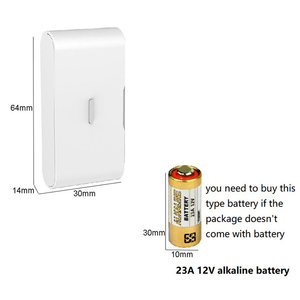 Daytech-Sensor de vibración inalámbrico de 433 MHz, alarma de rotura de ventana para el hogar, MHz, 1527EV, detector de rotura de vidrio, red, paquete de 3 - Product Image 3
