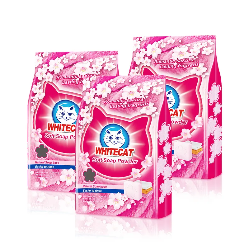 1.6kg detergente phân hủy sinh học Sakura bột giặt chất tẩy rửa bột xà phòng giặt cho nhà ở