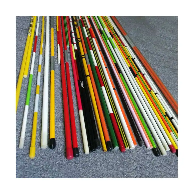 Varillas de fibra de vidrio para practicar Golf, herramientas de ayuda de entrenamiento, accesorios de alineación