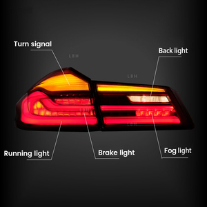 Bmw 5 serisi G30 G38 lamba arka stop-2018 için 2020 montaj arka kuyruk lambaları işıkları LED arka lambası montaj arka lambası - Product Image 6