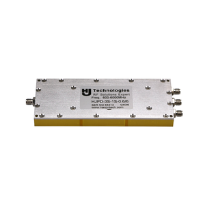 HJPD-3S-1S-0.6/6 3ポートラボとシステム統合RFパワーディバイダー0.6-6GHz SMA-Fスプリッターコンバイナー - Product Image 2