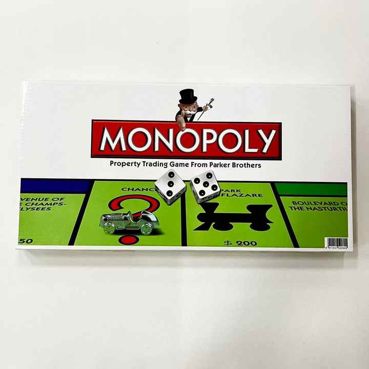 Custom Monopoly Board Game with Plastic Miniature Token Fun Supplier Product