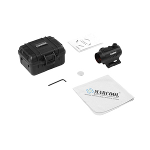 MARCOOL 1x25レッドドット10セッティングイルミネーションで昼と低光条件に最適