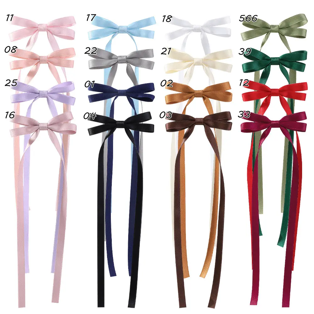 Nhà Máy Bán buôn 2024 Hot Bow Clip tóc phụ kiện