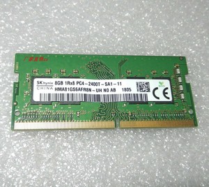 HMA81GS6DJR8N-VK 8GB DDR4-2666 <strong>SODIMM</strong> PC4-21300V-S <strong>Single</strong> Rank X8 Memory Module HMA81GS6JJR8N-VK - Product Image 2