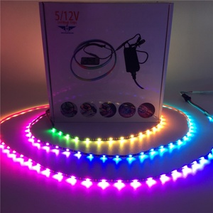 24V 12V <strong>SMD</strong> <strong>5050</strong> Addressable RGB Flexible LED Strip DMX512 60LED/<strong>m</strong> IP68 Smart Voice Control 100m/roll 5m/roll - Product Image 2