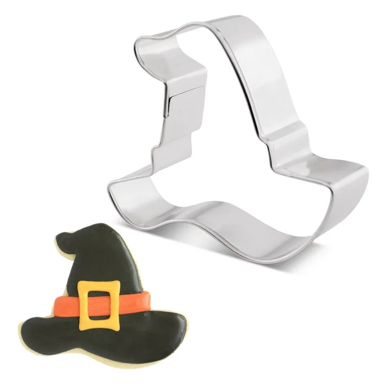 Sur commande Mini chapeau de sorcière maison hantée marteau Halloween emporte-pièces moule