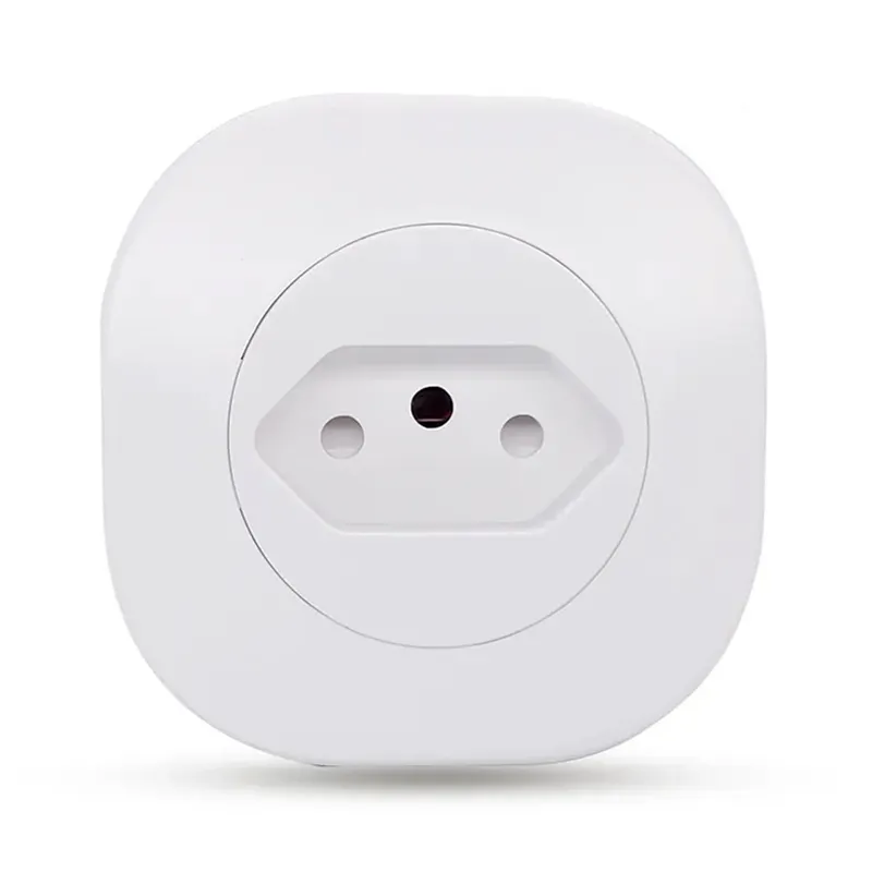 Fábrica Brasil Tuya Smart Home Wifi Plugue Elétrico Inteligente com Tomada Sem Fio