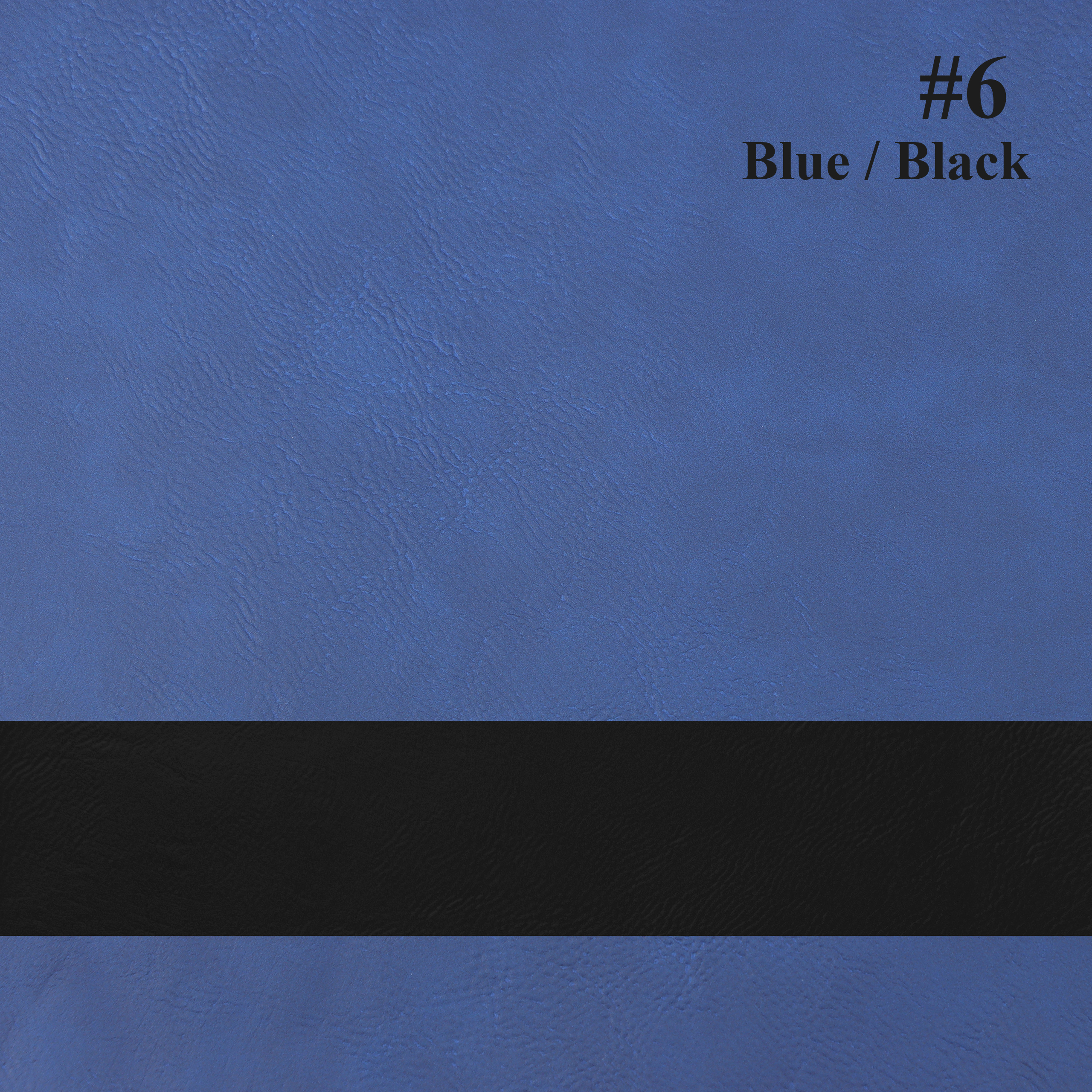 #6 blue/black