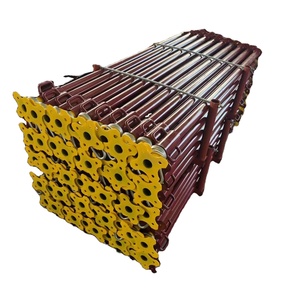 建筑用可调模板钢柱金属支撑柱千斤顶伸缩脚手架钢支柱 - Product Image 4