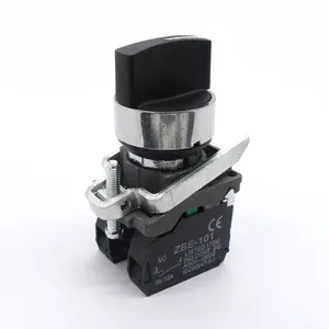 ManHua XB4-BD53 220V maniglia elettrica Standard 3 posizioni Stay Put selettore interruttore a pulsante ritorno a molla - Product Image 2