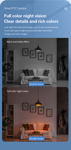Güvenlik wifi kamera IP CCTV Video gözetim HD 1080P 360 panoramik gece görüş İki yönlü ses ampul kamera - Product Image 4