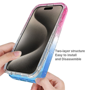 เคสโทรศัพท์ใสแวววาวหรูหราสำหรับ iPhone 15 Pro สำหรับ iPhone 14 PLUS 13 12 MINI 11 16 PRO MAX XR เคสแข็ง TPU แบบนิ่ม - Product Image 4