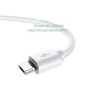 1m 2m3mマイクロUSBケーブルAndroid充電器USB-マイクロUSBケーブルSamsung用高速同期および充電コード - Product Image 1