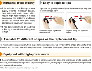 Hakko บัดกรี FX-838 100% 150W ดิจิตอล ESD มืออาชีพของแท้220V เชื่อมอิเล็กทรอนิกส์สำหรับ SMD PCB IC - Product Image 6