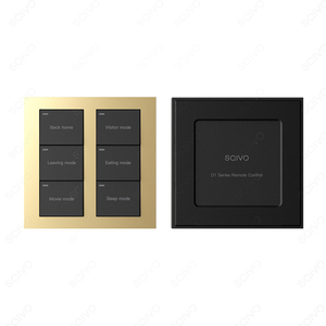 Nuevo estilo de diseño Interruptor de control remoto inteligente Tuya Panel de metal Soporte Sistema de voz Alexa - Product Image 3