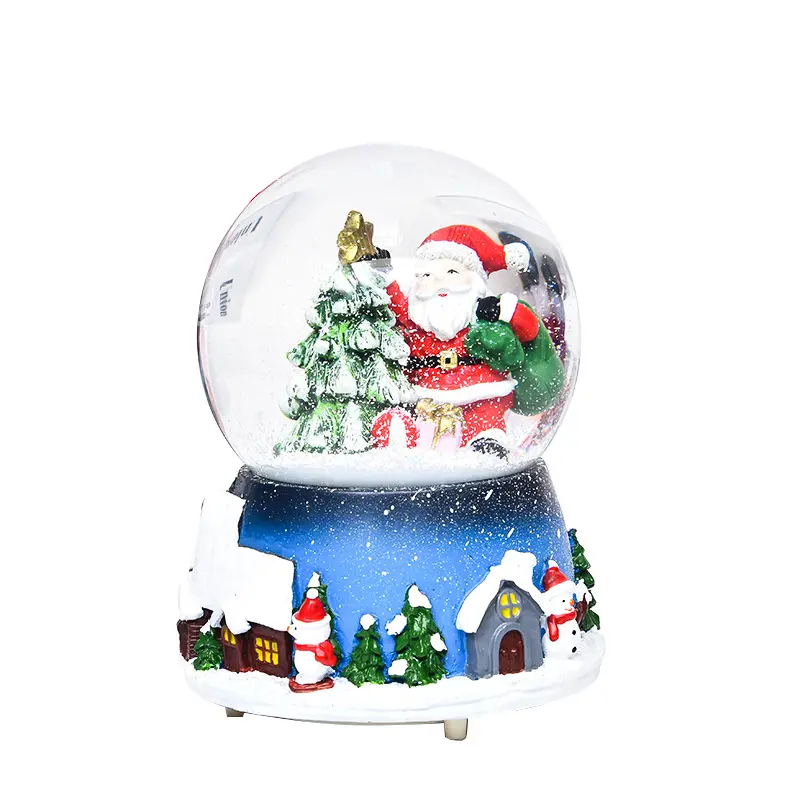 New starry sky Christmas Crystal Snow Ball Gift palla da neve in vetro personalizzata