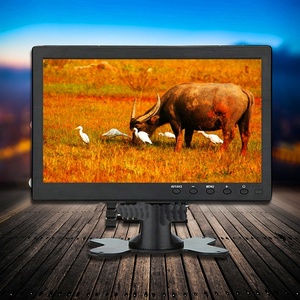 10,1 pulgadas TFT LCD con VGA HDTV AV BNC USB para PC de seguridad CCTV salida de Audio RCA de vídeo amigo DK estilo del soporte de entrada USB